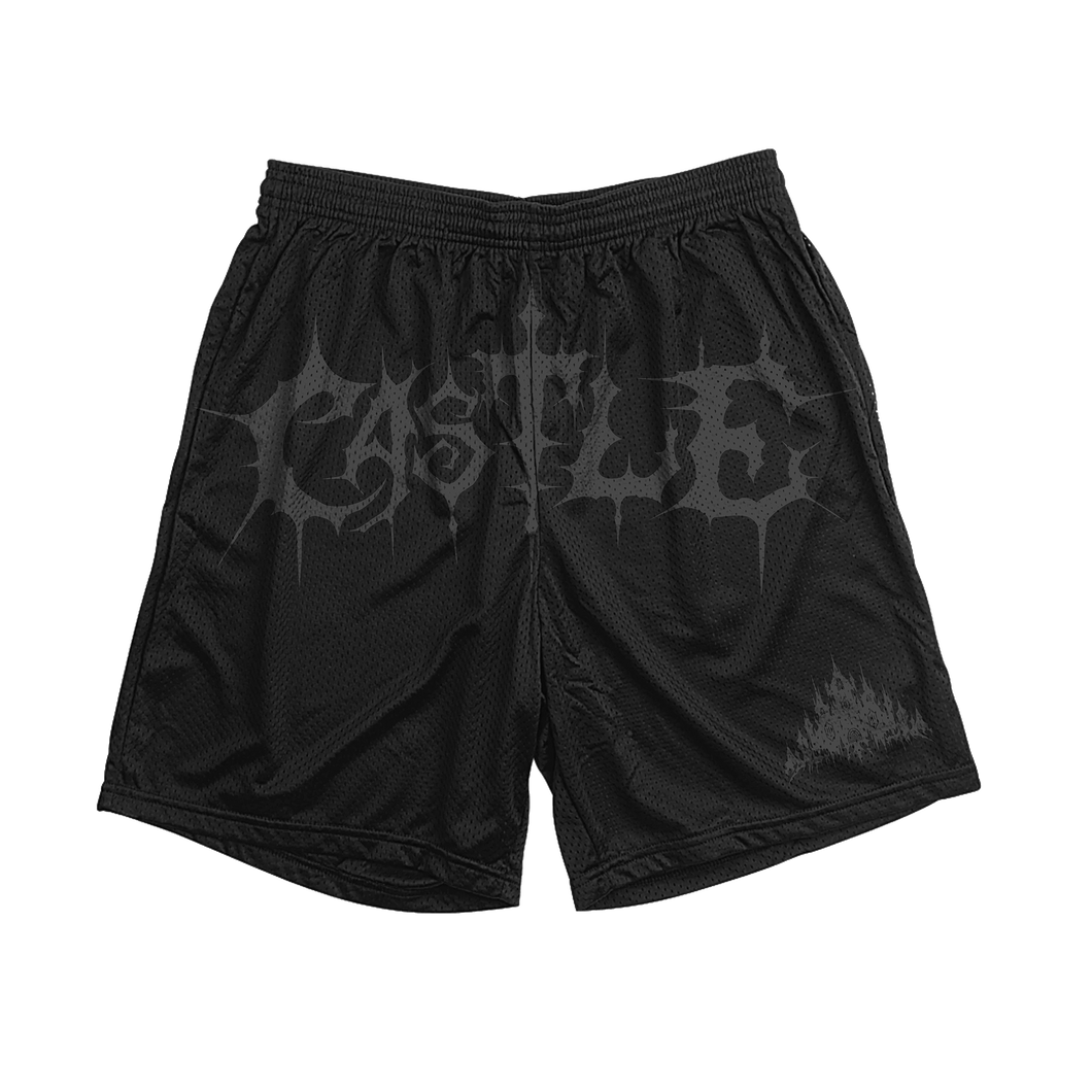 CASTLE LOGO SHORTS BLACK/GREY
