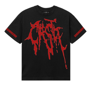 CASTLE SLIME TEE BLACK/RED