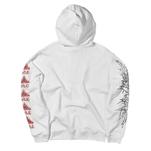 SOLEMN ZIP HOODIE WHITE