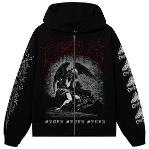SOLEMN ZIP HOODIE BLACK