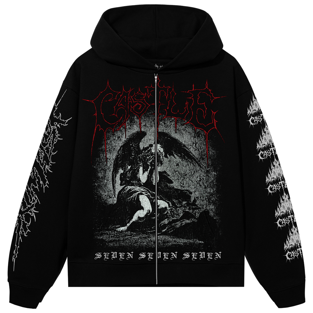 SOLEMN ZIP HOODIE BLACK